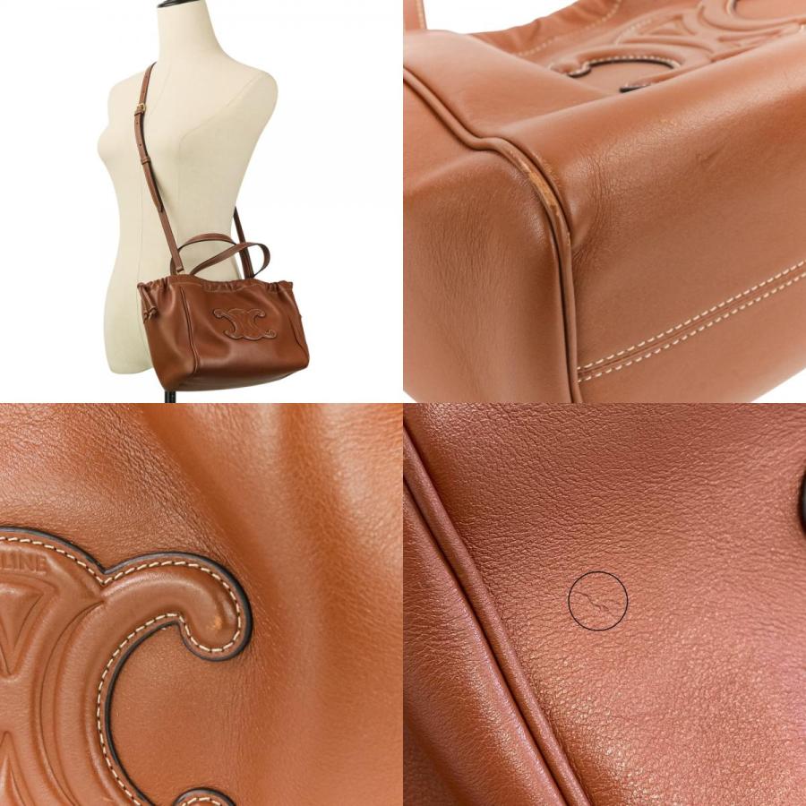 CELINE（セリーヌ） 美品 スモールカバ ドローストリング キュイル