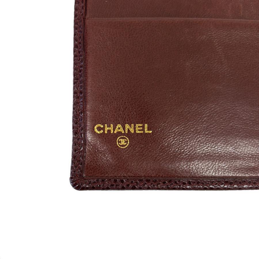 CHANEL（シャネル） 良品 キャビアスキン ビコローレ 二つ折り財布