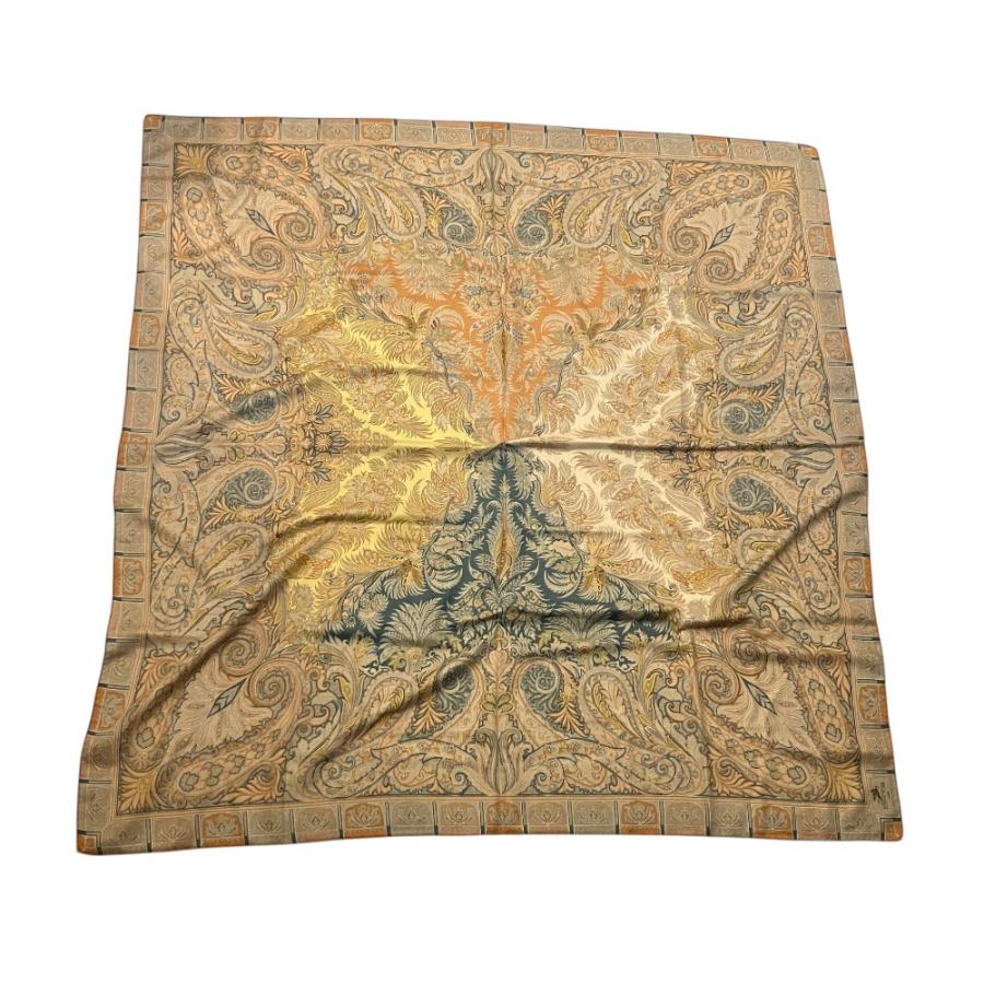 ETRO（エトロ） 美品 ペイズリー柄 ウールシルク 大判ストール