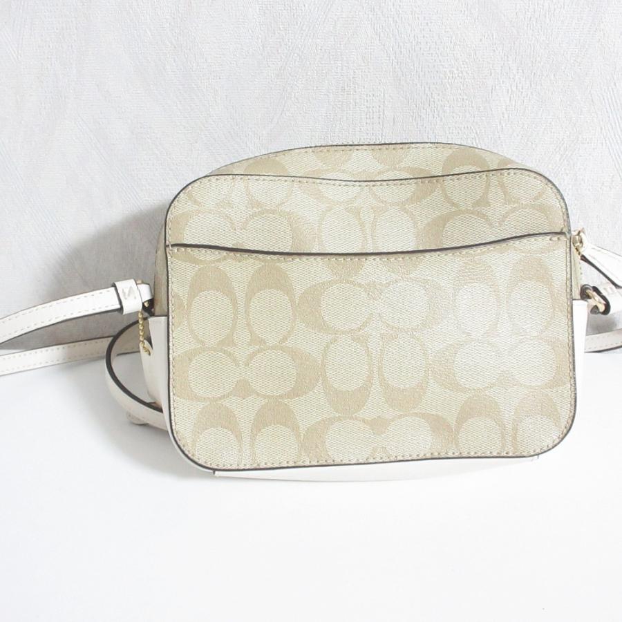 COACH カメラバッグ 白 シグネチャー柄 COACH（コーチ） 美品 シグネチャー カメラバッグ ショルダーバッグ