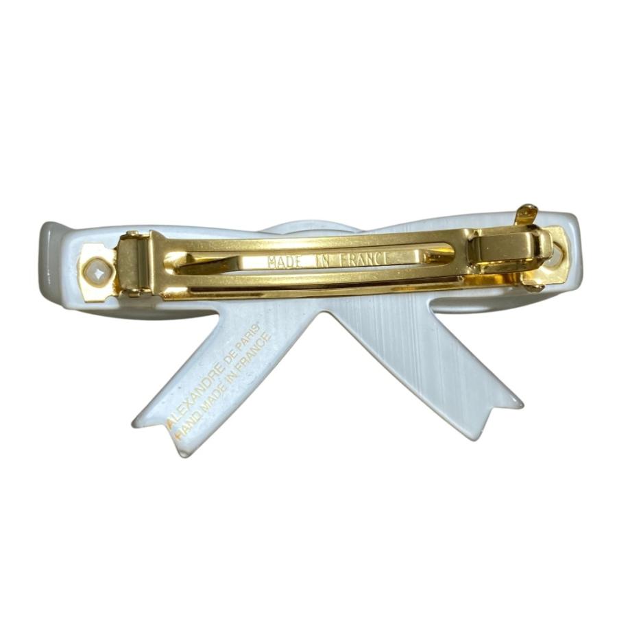 ALEXANDRE DE PARIS バレッタ　新品・未使用 ALEXANDRE DE PARIS（アレクサンドル ドゥ パリ） 美品 リボン ヘア