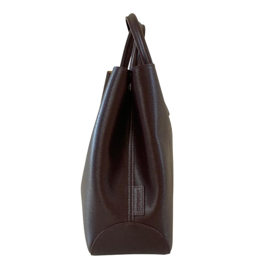 LONGCHAMP（ロンシャン） 美品 ロゾ レザートートバッグ パープル