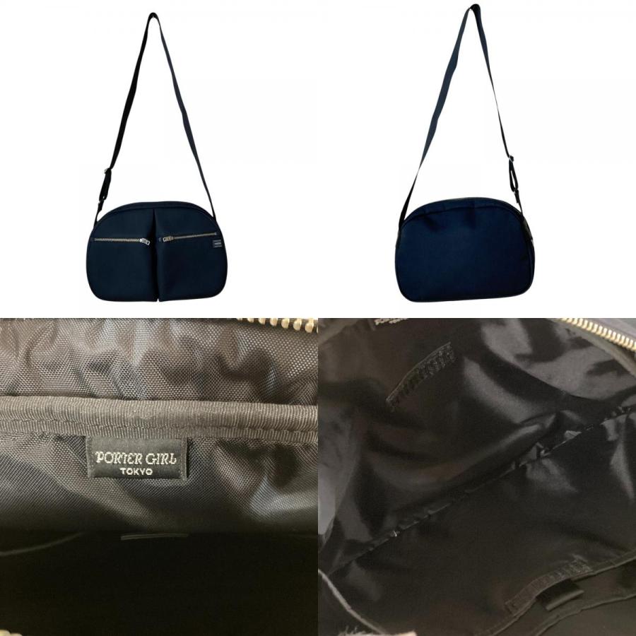 PORTER GIRL 良品 ポーターガール アーバン ショルダーバッグ ネイビー 