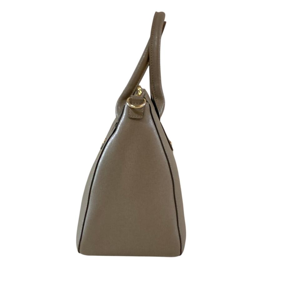 FURLA（フルラ） 美品 レザー トートバッグ ハンドバッグ グレージュ