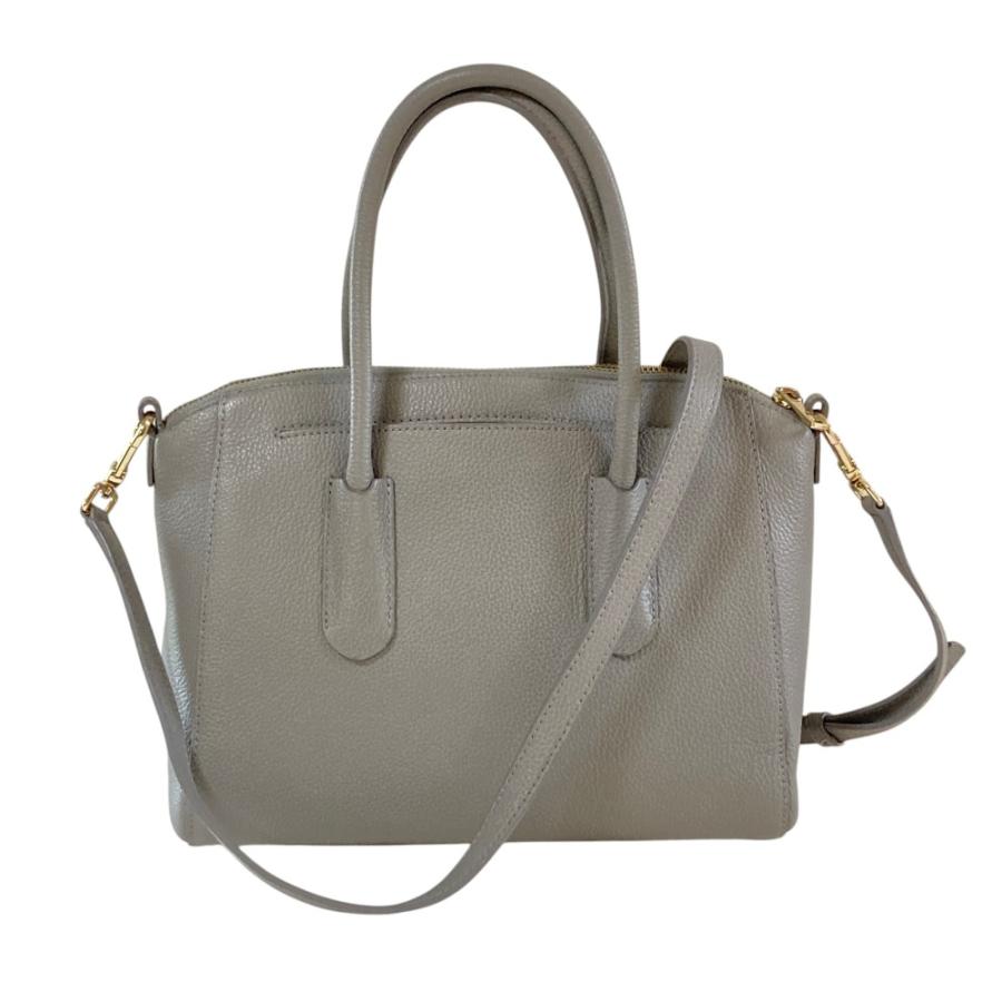 FURLA（フルラ） 美品 ロゴチャーム レザー 2WAY ショルダーバッグ