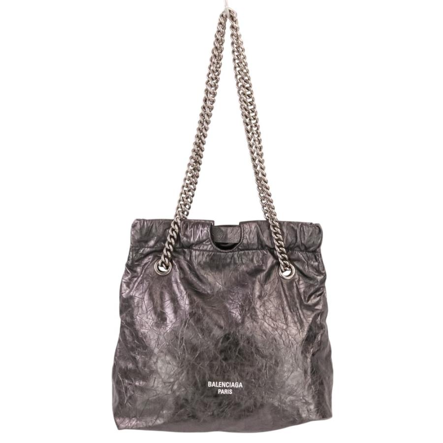 BALENCIAGA（バレンシアガ） 良品 クラッシュ スモールトート チェーン