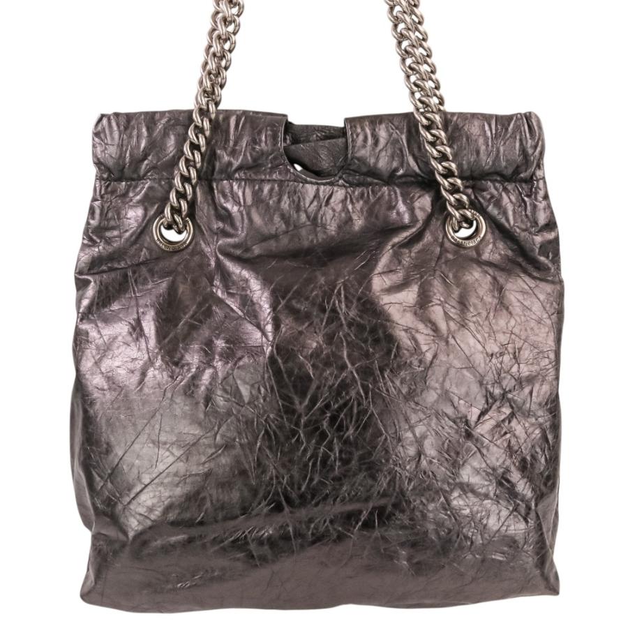 BALENCIAGA（バレンシアガ） 良品 クラッシュ スモールトート チェーン