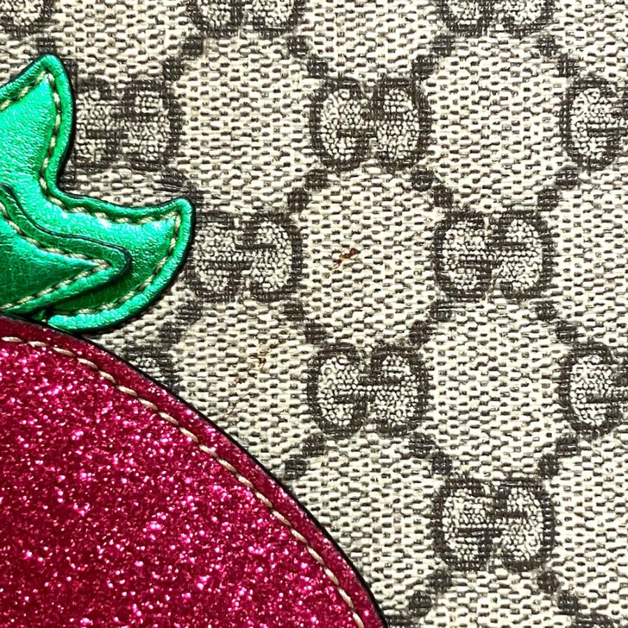 GUCCI（グッチ） 良品 チルドレンズ GGスプリーム 3Dストロベリー