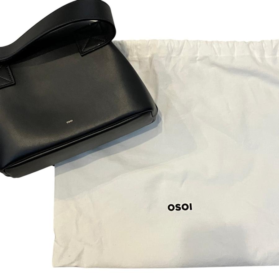 新品同様 OSOI オソイ MINI BROT レザー がま口 ショルダーバッグ