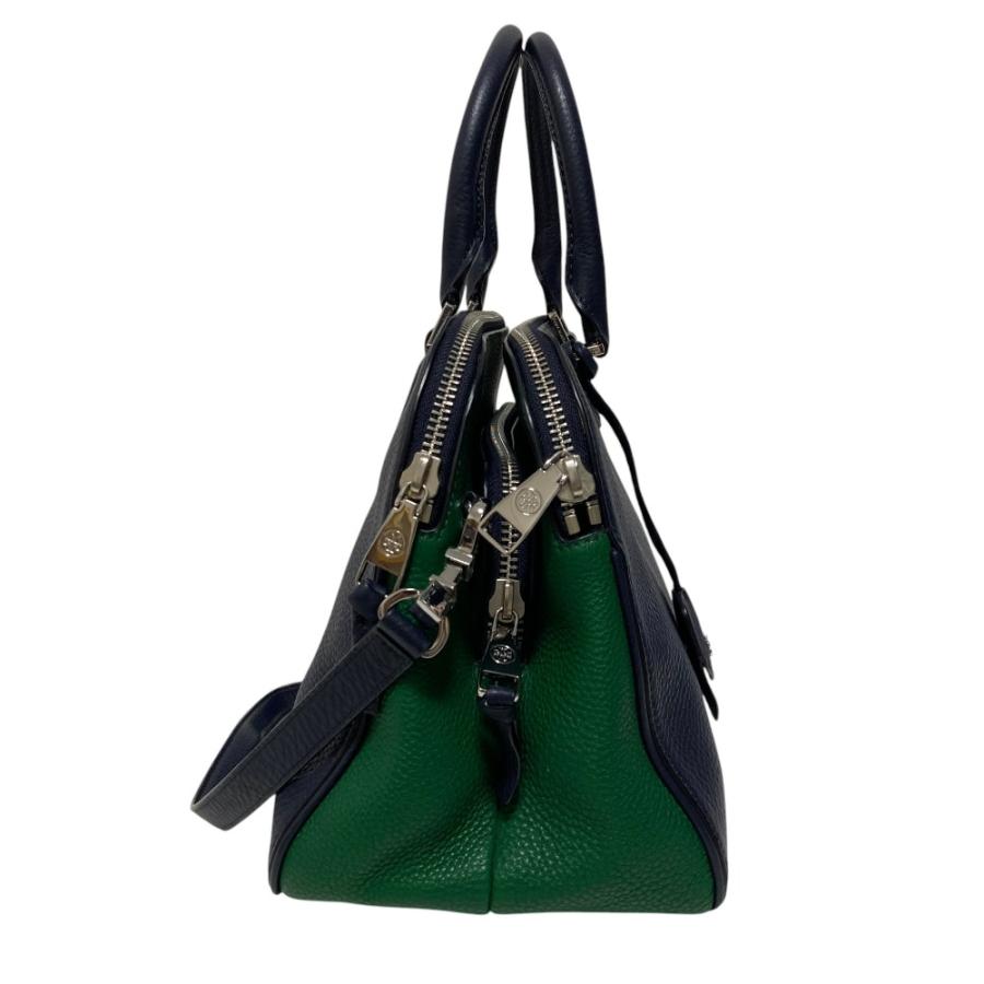 TORY BURCH（トリーバーチ） 美品 2WAY バイカラー シボレザー
