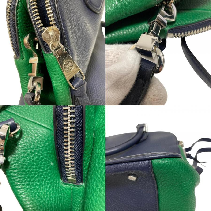 TORY BURCH（トリーバーチ） 美品 2WAY バイカラー シボレザー