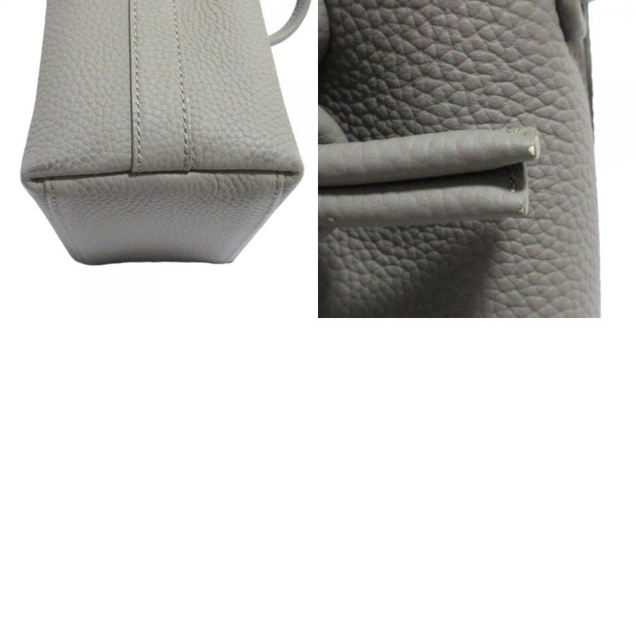 VASIC（ヴァジック） 美品 Bond mini mini レザー ハンドバッグ グレー