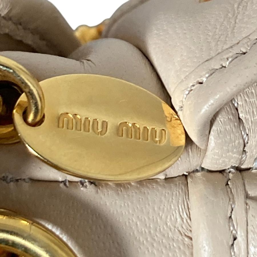 miu miu（ミュウミュウ） 良品 マテラッセ バッグチャーム