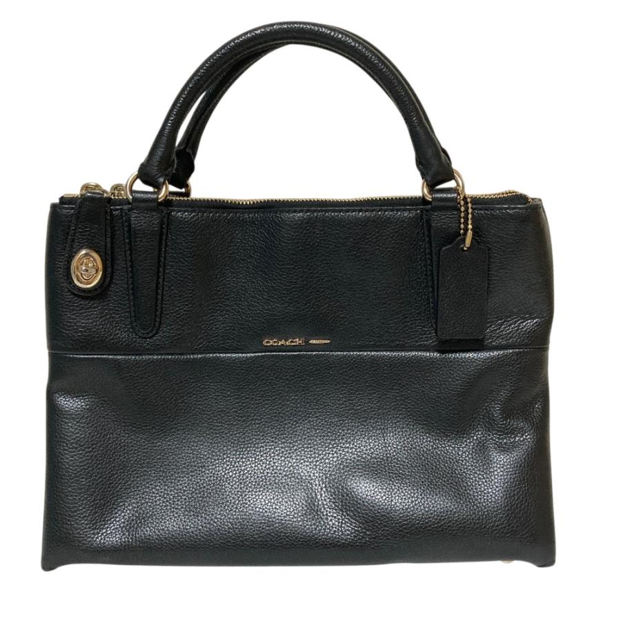 COACH（コーチ） 新品同様 ザ スモール ターンロック ボロー レザー