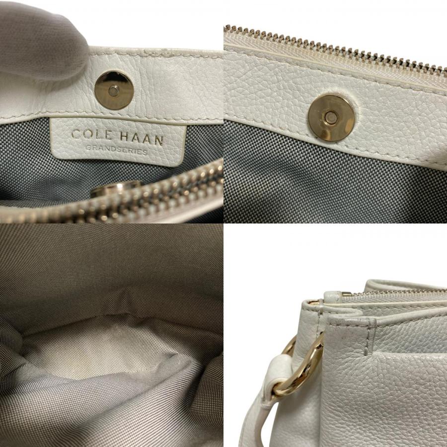 COLE HAAN（コールハーン） 良品 レザー 巾着型 ショルダーバッグ 