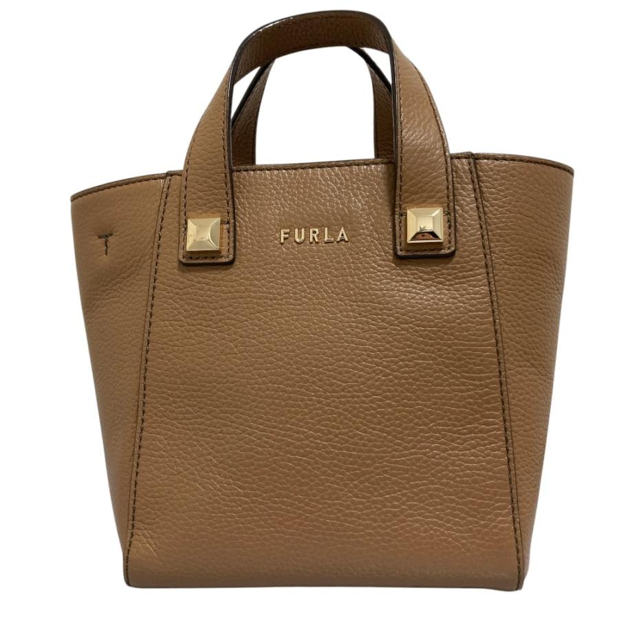 FURLA（フルラ） 美品 アフロディーテ 2WAY ミニ トート ハンドバッグ
