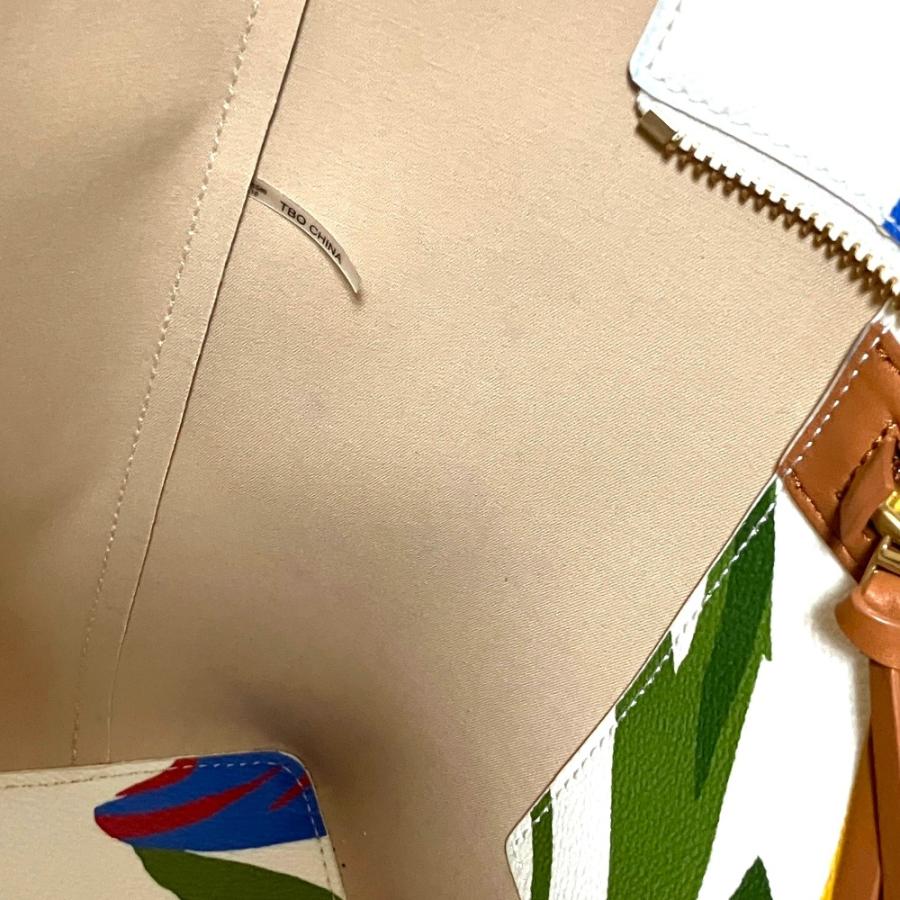 TORY BURCH（トリーバーチ） 美品 フラワープリント PVC 2way トート