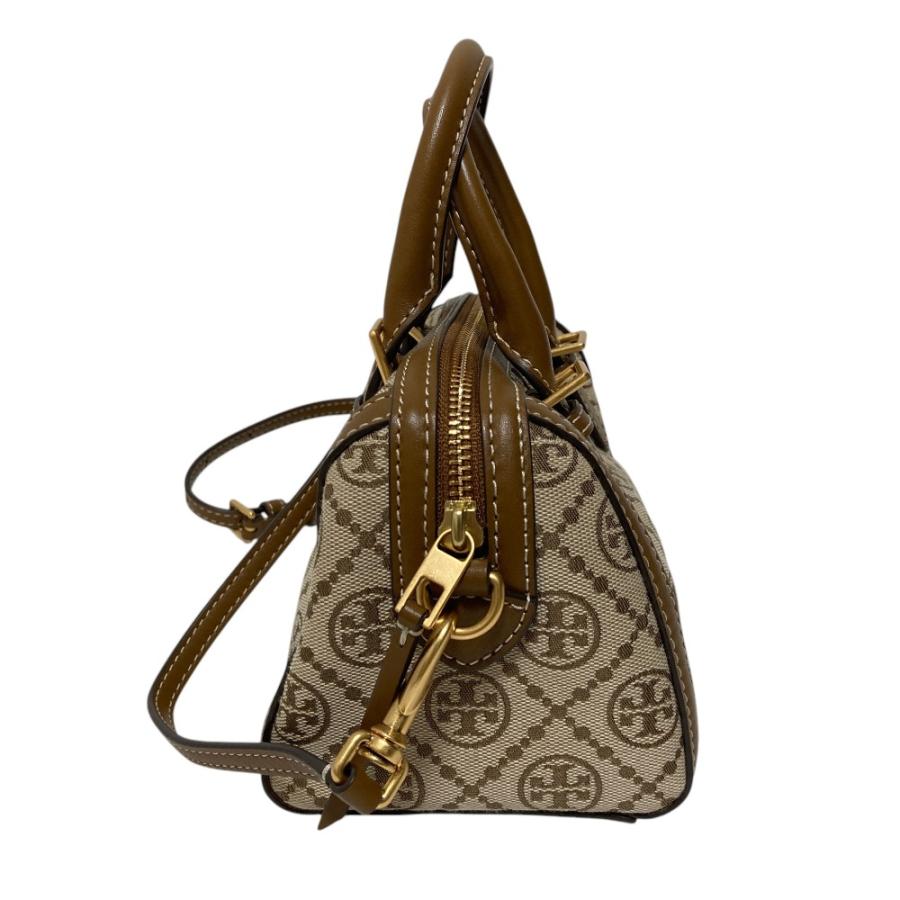 TORY BURCH（トリーバーチ） 良品 Tモノグラム ジャガード ミニ バレル