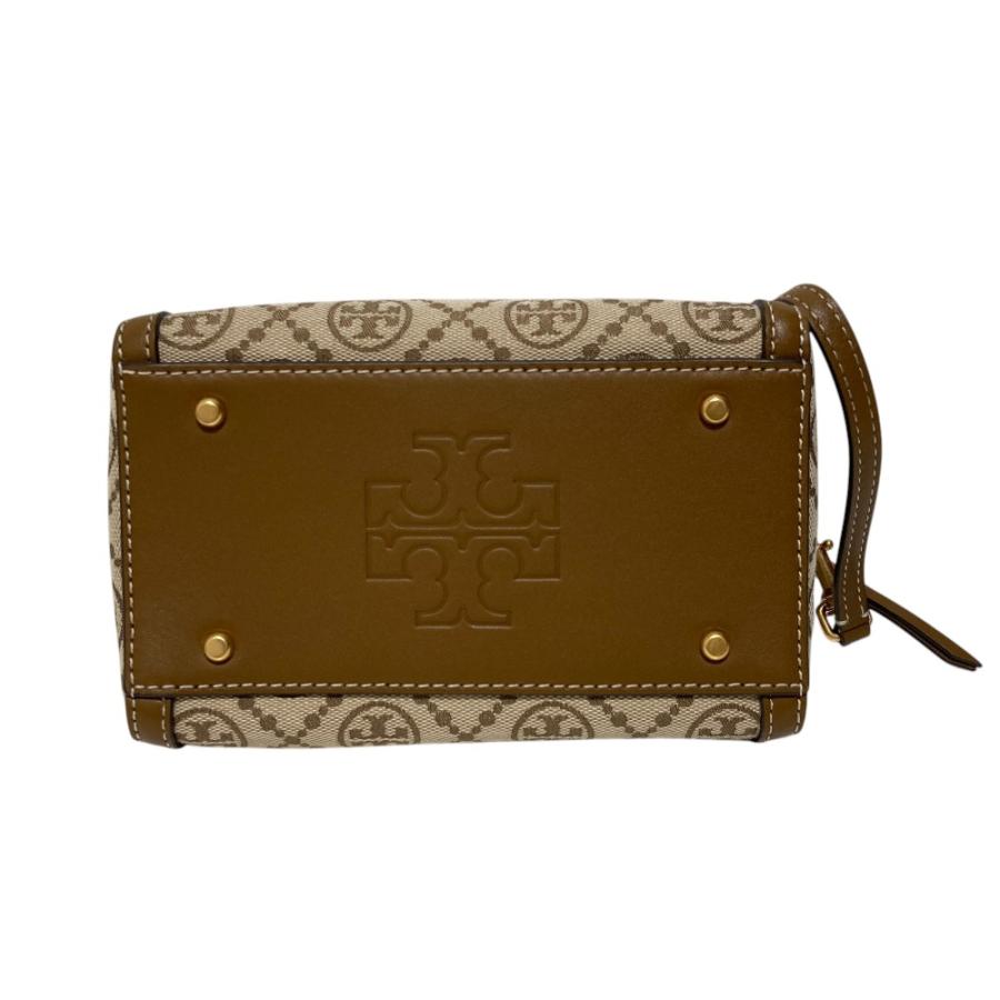 TORY BURCH（トリーバーチ） 良品 Tモノグラム ジャガード ミニ バレル