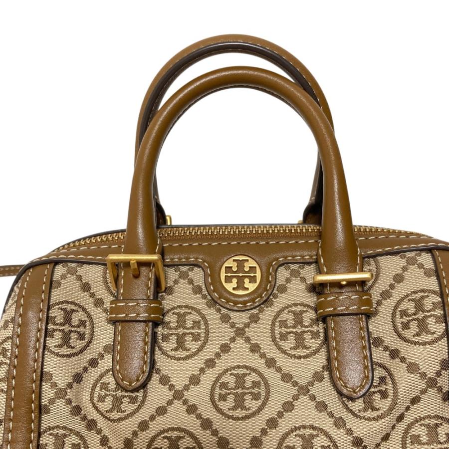 TORY BURCH（トリーバーチ） 良品 Tモノグラム ジャガード ミニ バレル