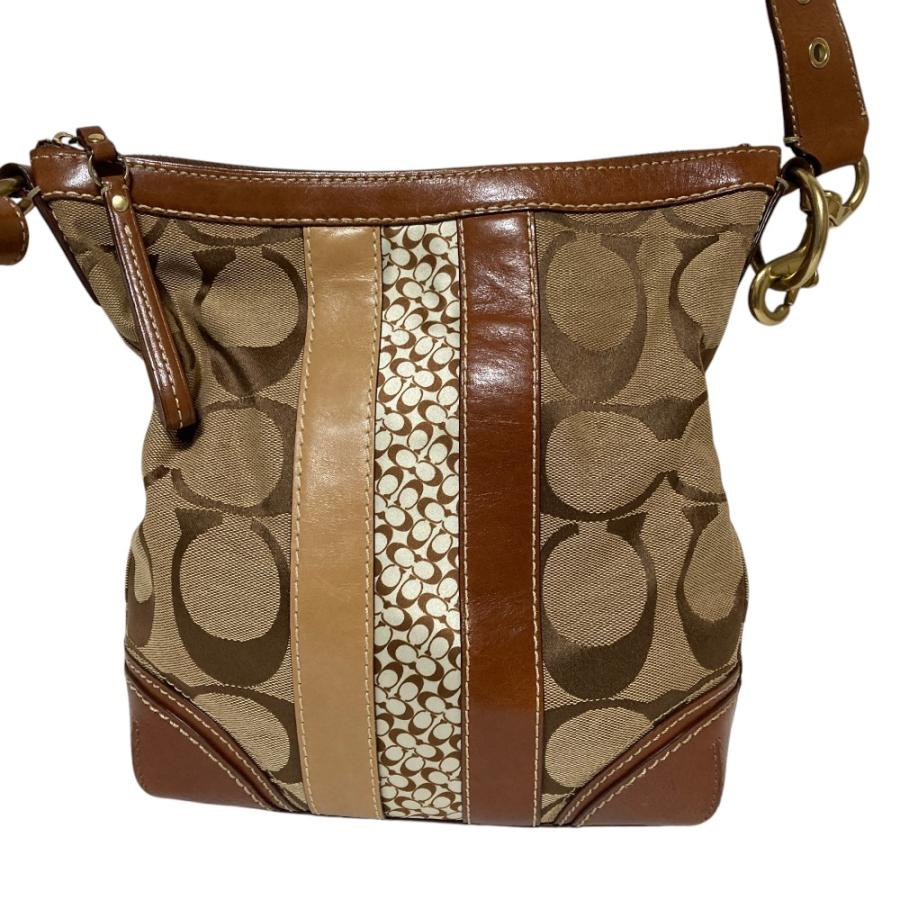 COACH（コーチ） 良品 ハンプトンズストライプ シグネチャー 