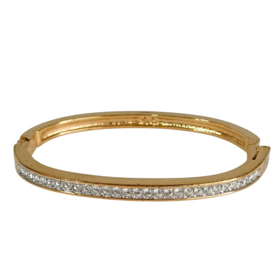 SWAROVSKI（スワロフスキー） 良品 ラインストーン バングル
