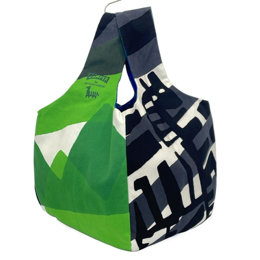 美品 CAMPER 鈴木マサル トートバッグ CAMPER（カンペール） 新品同様 鈴木マサル コラボ SHIMAUMA LINE