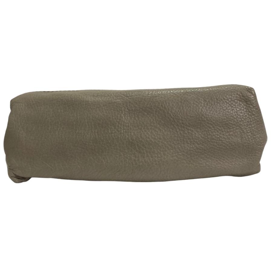 美品 HIROFU デュオ 牛革 2wayバッグ 定価10万 グレーべージュ HIROFU（ヒロフ） 美品 デュオ レザー 2wayバッグ グレー レディース