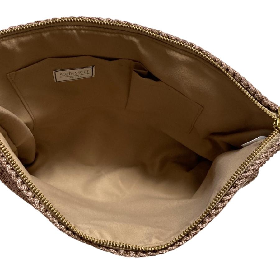 LUDLOW（ラドロー） 美品 SOUTH STREET ニットクラッチバッグ ピンク