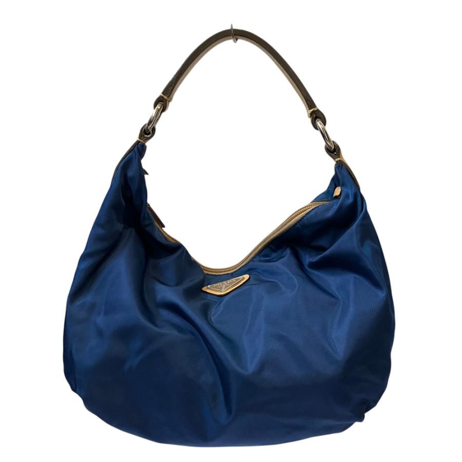 【美品！！✨】PRADA ボストンバッグ ナイロン トライアングルロゴ プレート PRADA（プラダ） 良品 トライアングルロゴプレート ナイロン