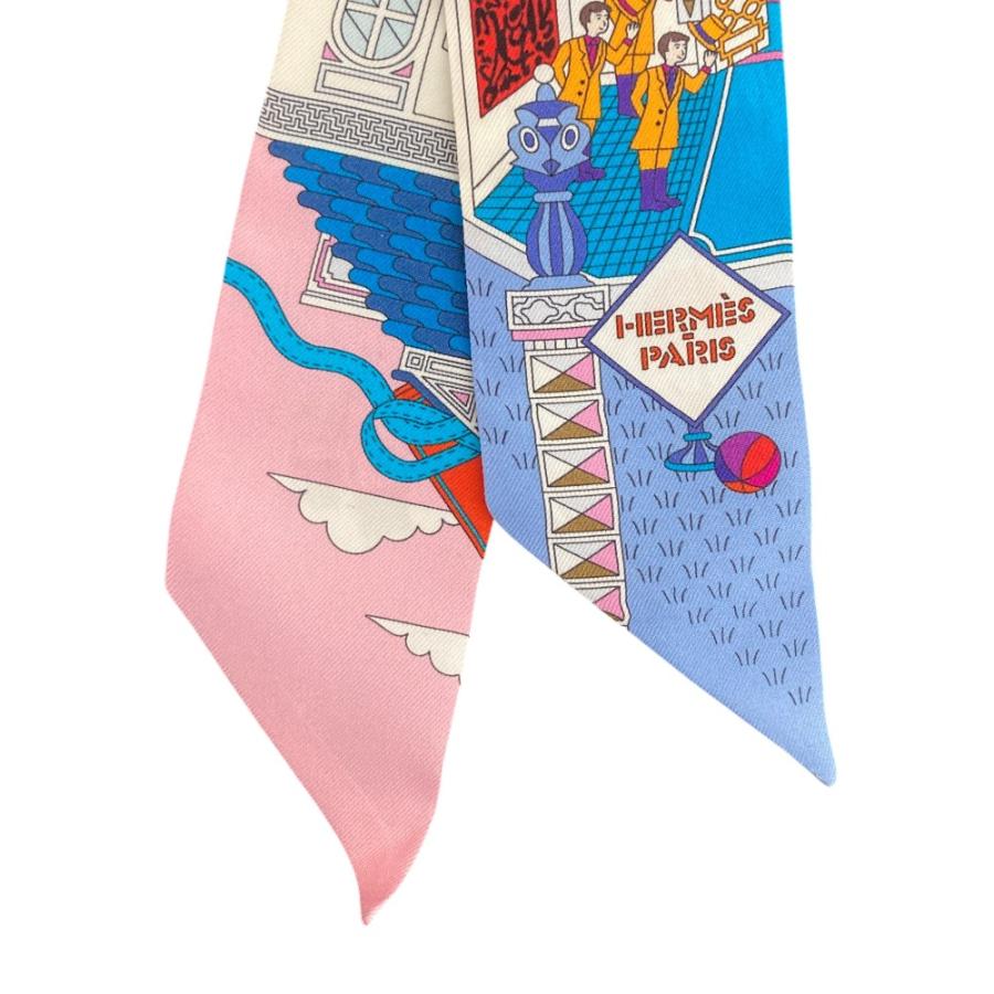 22916✨HERMES メゾン・デ・カレ ツイリー スカーフ シルク HERMES（エルメス） 良品 La Maison Des Carres メゾン・デ・カレ