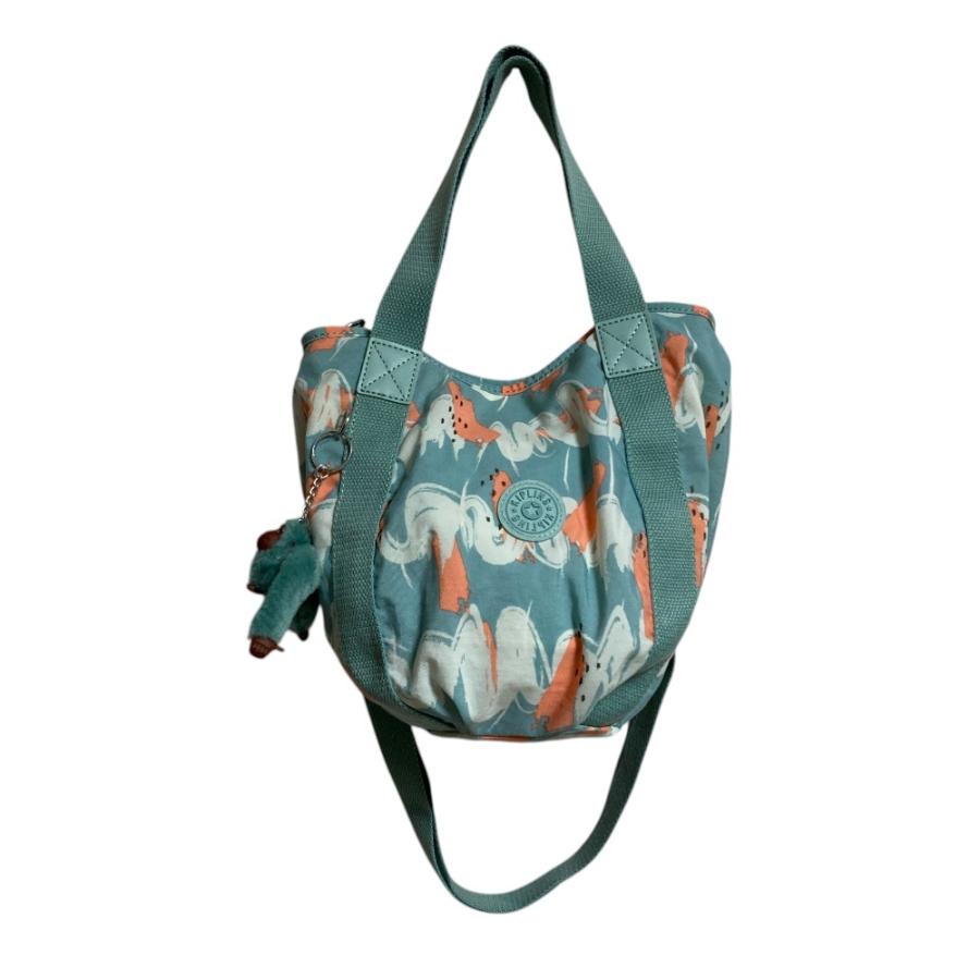 kipling（キプリング） 美品 総柄 ナイロン 2WAY ショルダーバッグ 