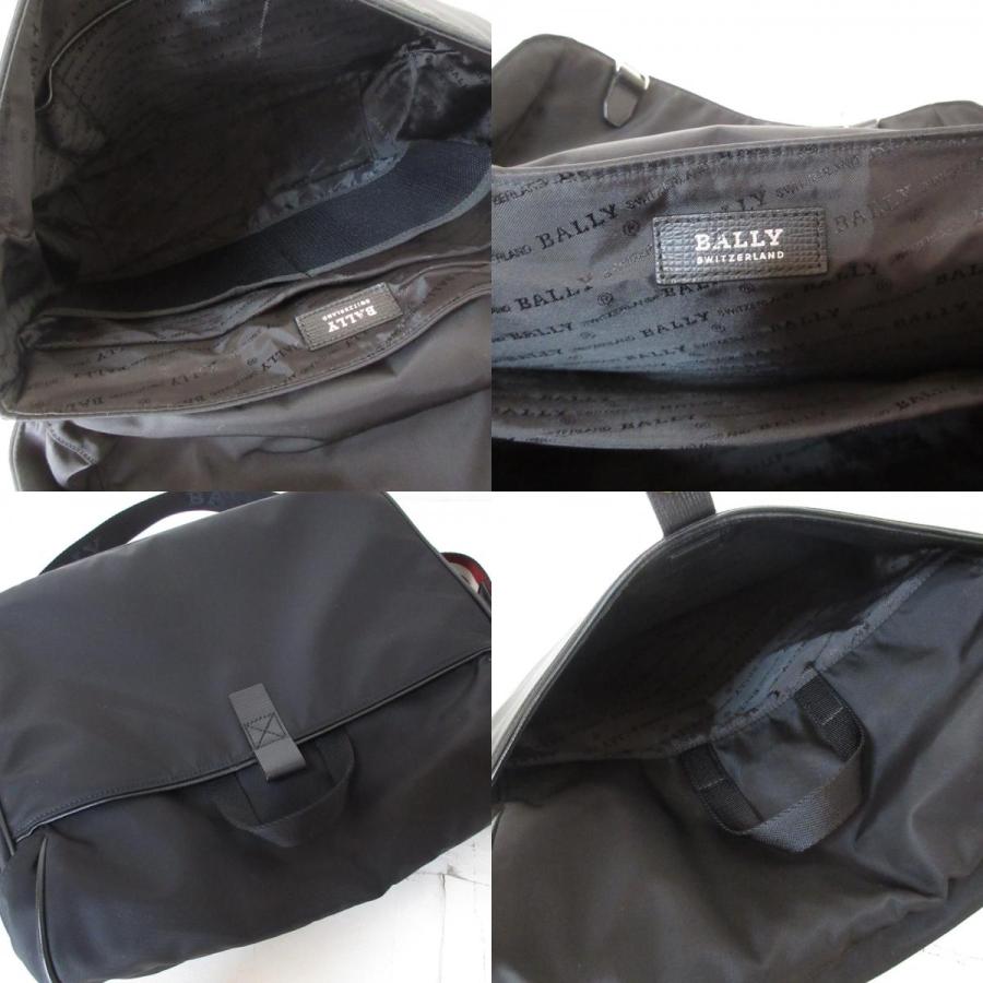 Bally（バリー） 美品 ファブロ ナイロン フラップ ショルダーバッグ
