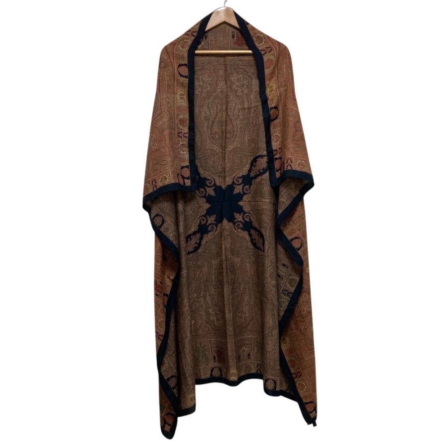 ETRO（エトロ） 美品 ペイズリー柄 ウールシルク 大判ストール