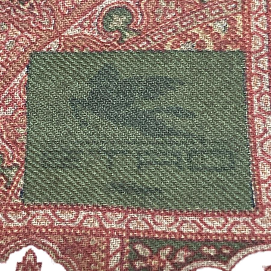 ETRO（エトロ） 美品 ペイズリー柄 ウールシルク 大判ストール