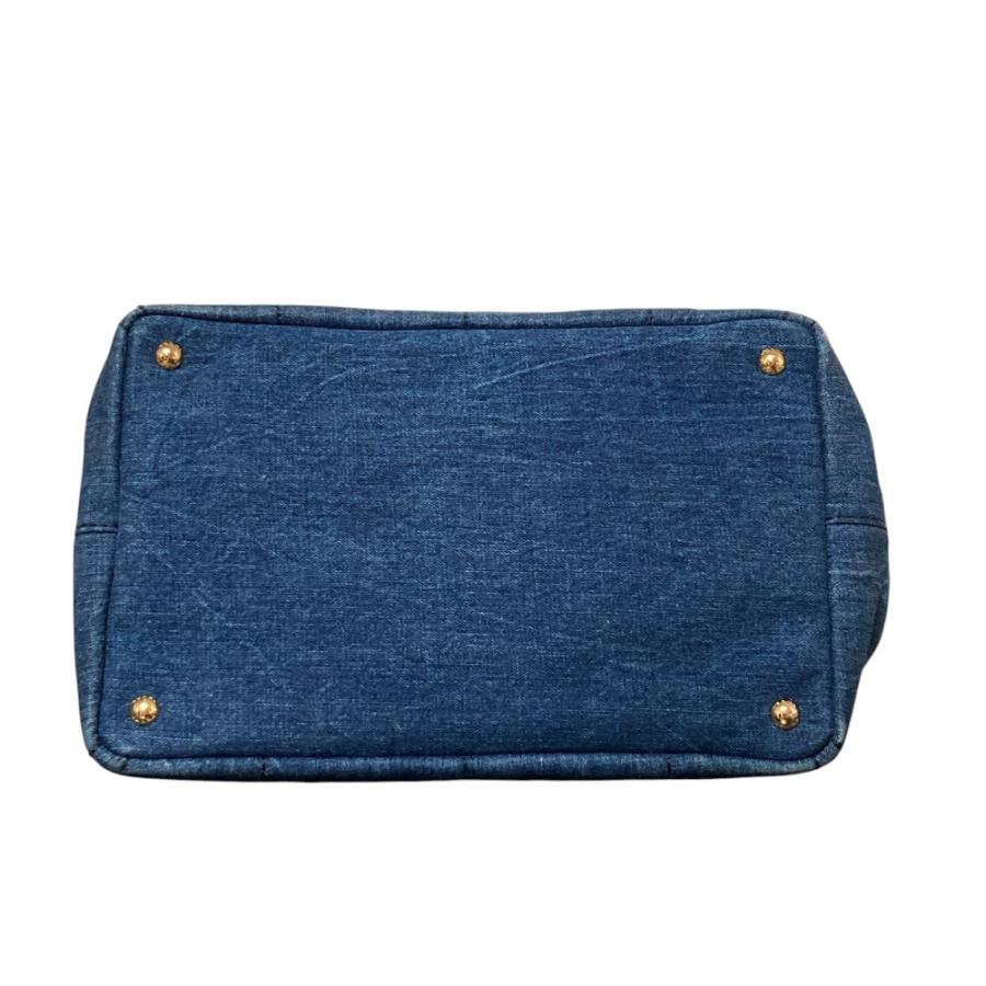PRADA（プラダ） 良品 デニム カナパ トートバッグ インディゴ