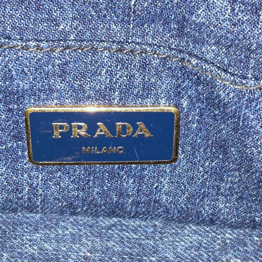 PRADA（プラダ） 良品 デニム カナパ トートバッグ インディゴ