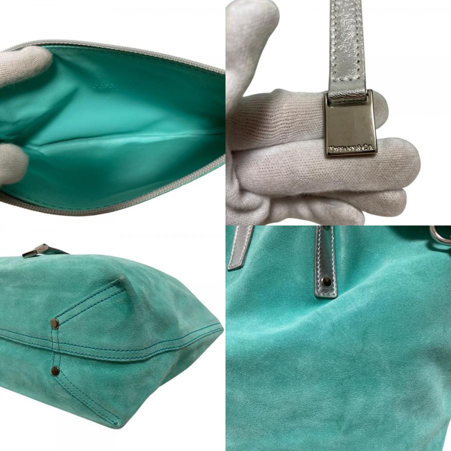 TIFFANY&Co.（ティファニー） 良品 リバーシブル トートバッグ ブルー