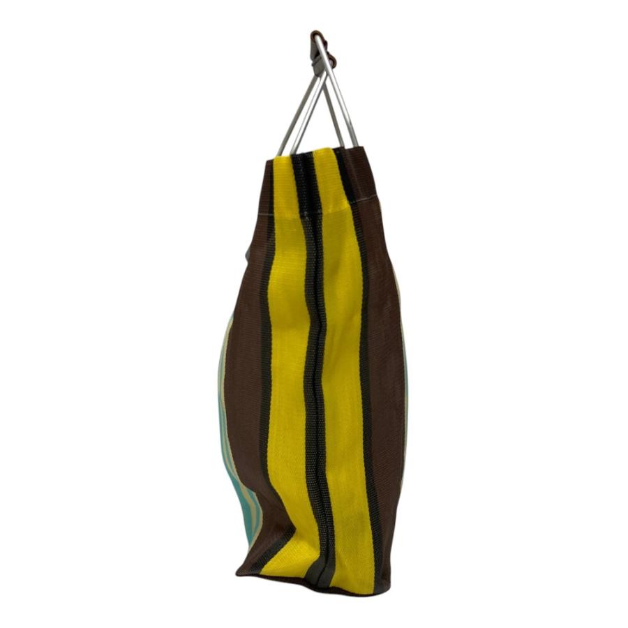 MARNI（マルニ） 良品 フラワーカフェ ストライプ トートバッグ マルチ