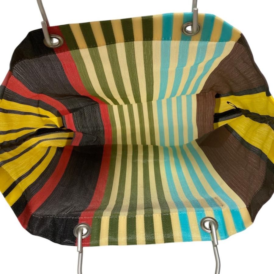 MARNI（マルニ） 良品 フラワーカフェ ストライプ トートバッグ マルチ