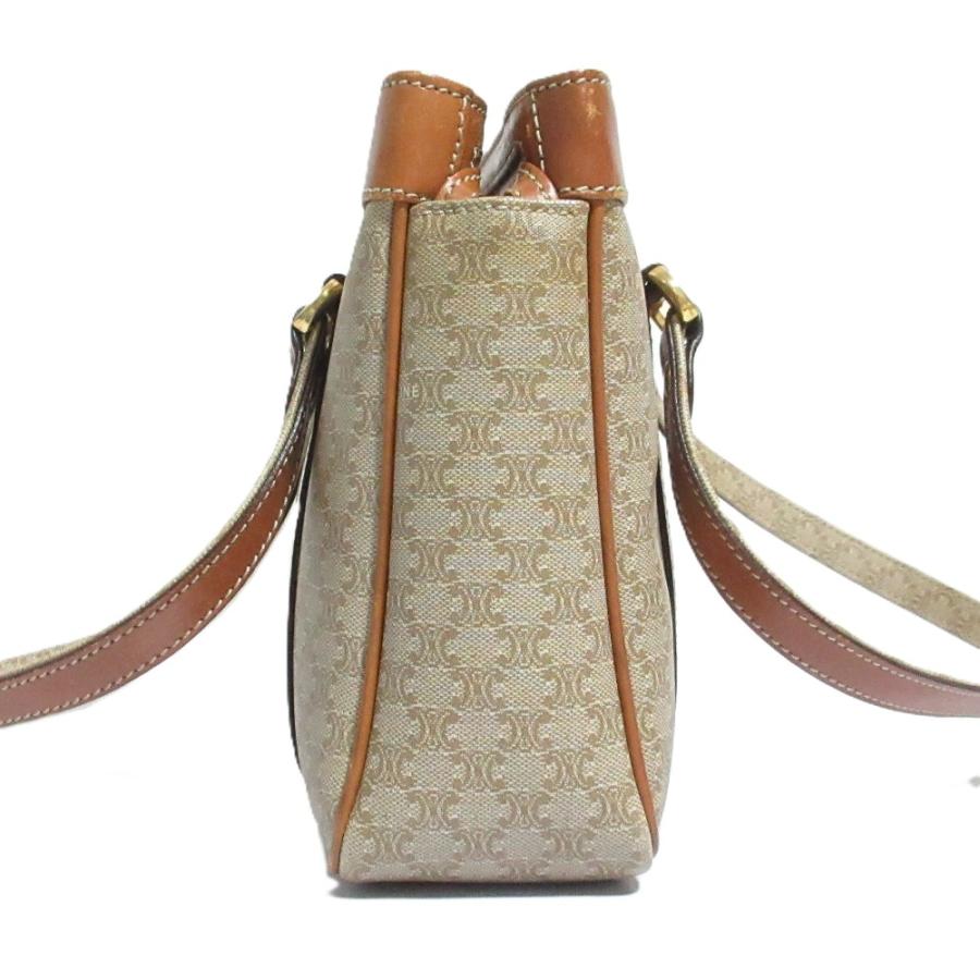 CELINE（セリーヌ） マカダム PVC レザー トートバッグ ハンドバッグ