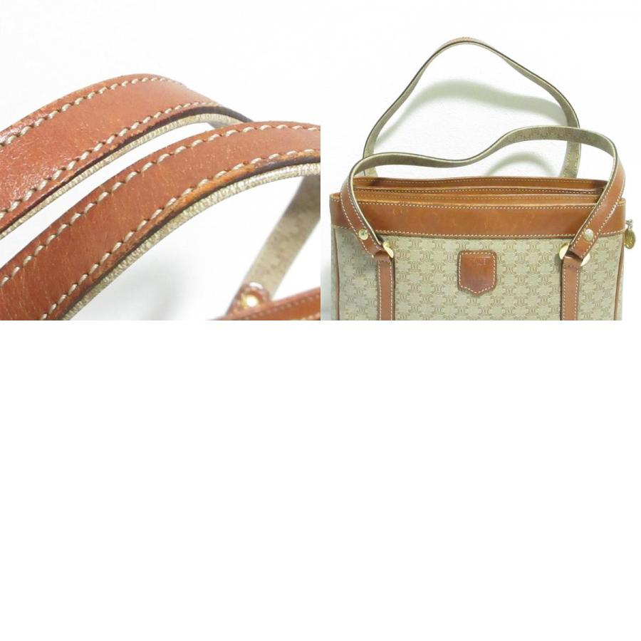 CELINE（セリーヌ） マカダム PVC レザー トートバッグ ハンドバッグ