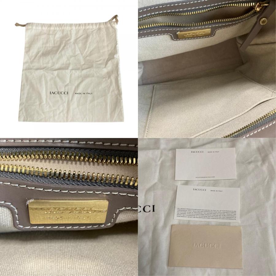 IACUCCI（イアクッチ） 美品 ソルベット S 2way トートバッグ ベージュ