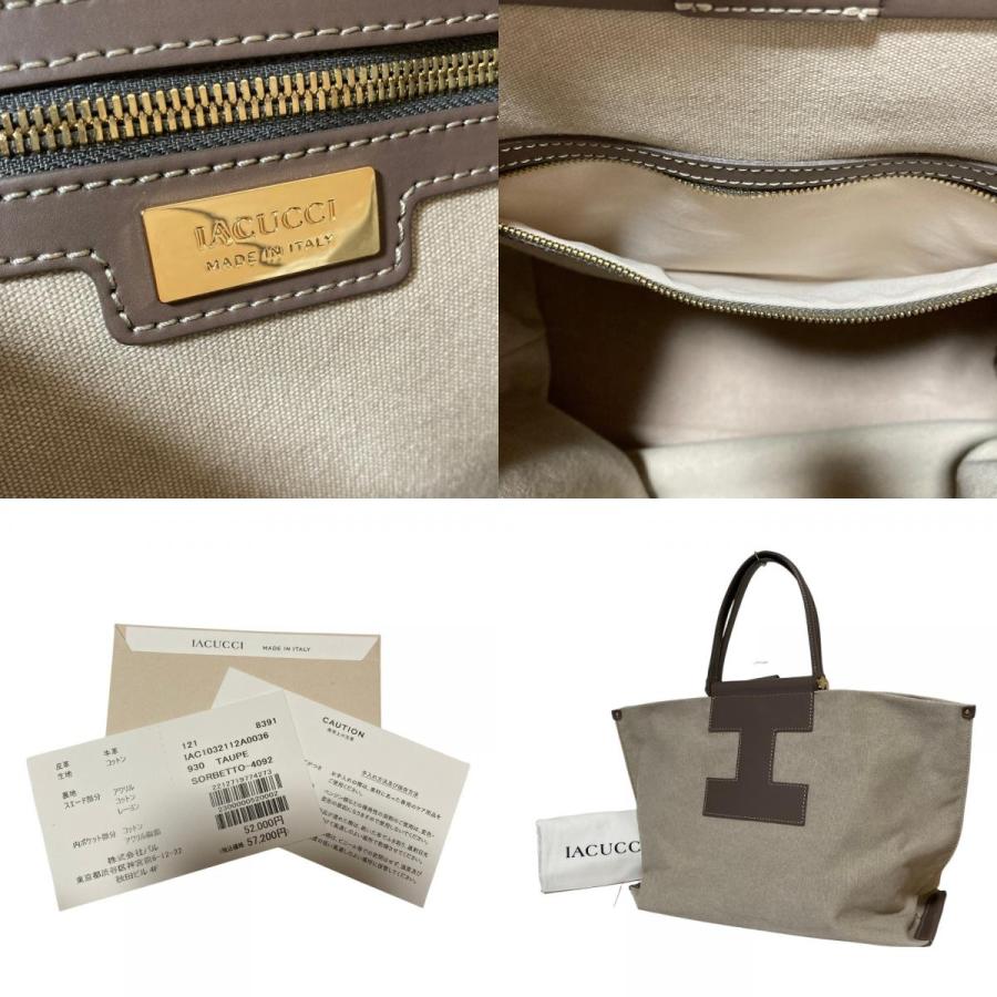 IACUCCI（イアクッチ） 美品 ソルベット L トートバッグ ベージュ