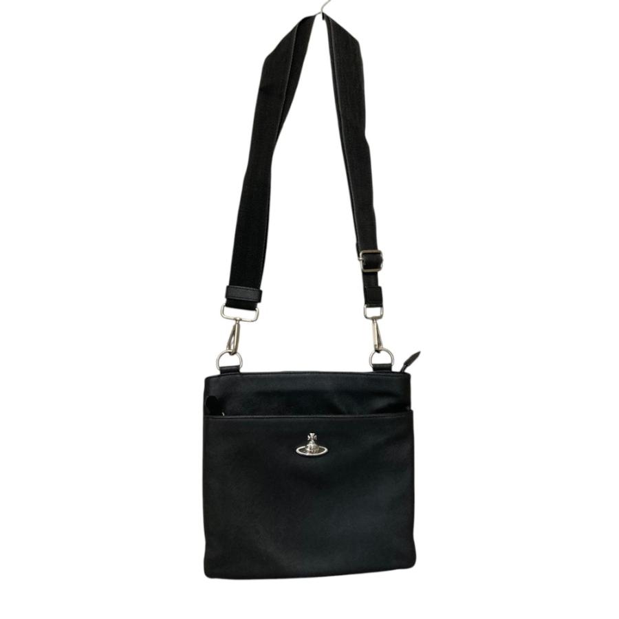 Vivienne Westwood ハンドバッグ ブラック オーブロゴ Vivienne Westwood（ヴィヴィアンウエストウッド） 良品 オーブロゴ