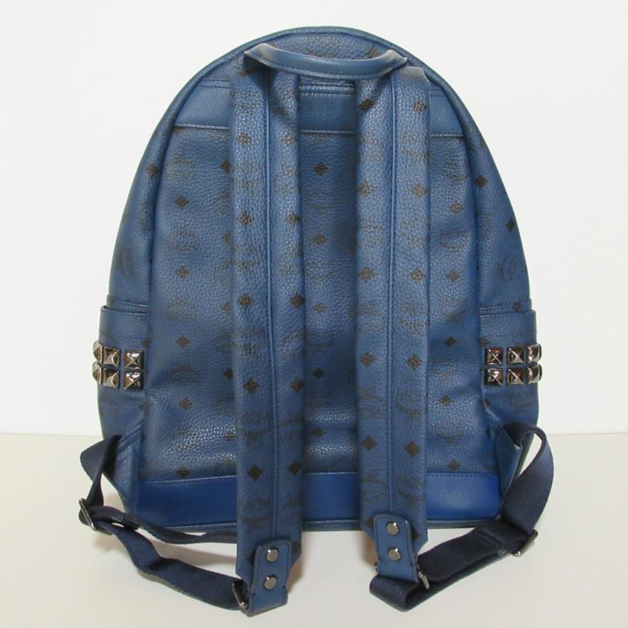 【美品】MCM サイドスタッズ ヴィセトス バックパック リュック MCM（エムシーエム） 美品 スターク ヴィセトス サイドスタッズ バッグ