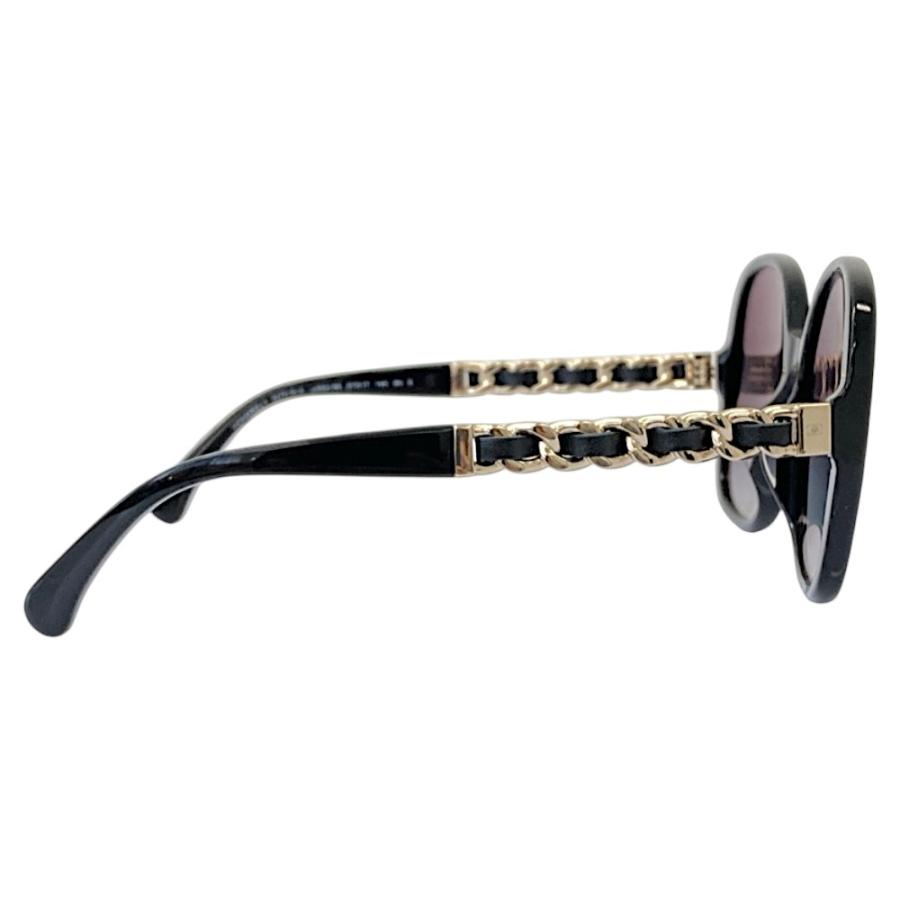 CHANEL（シャネル） 美品 チェーンモチーフテンプル サングラス 5470