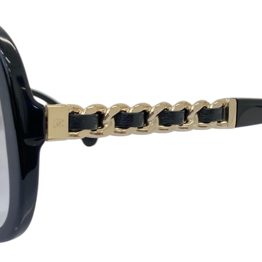 CHANEL（シャネル） 美品 チェーンモチーフテンプル サングラス 5470