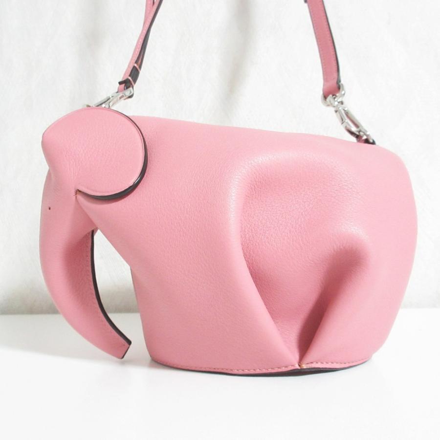LOEWE（ロエベ） 美品 エレファント レザー ミニショルダーバッグ