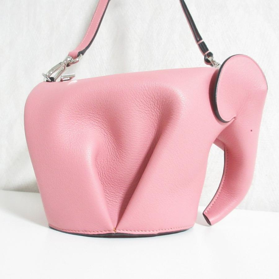 LOEWE（ロエベ） 美品 エレファント レザー ミニショルダーバッグ